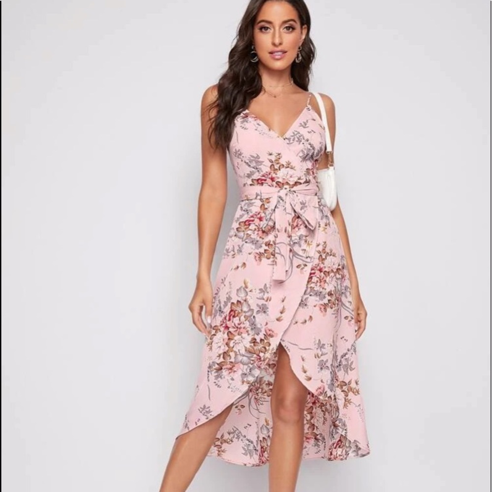Pink Floral Dress